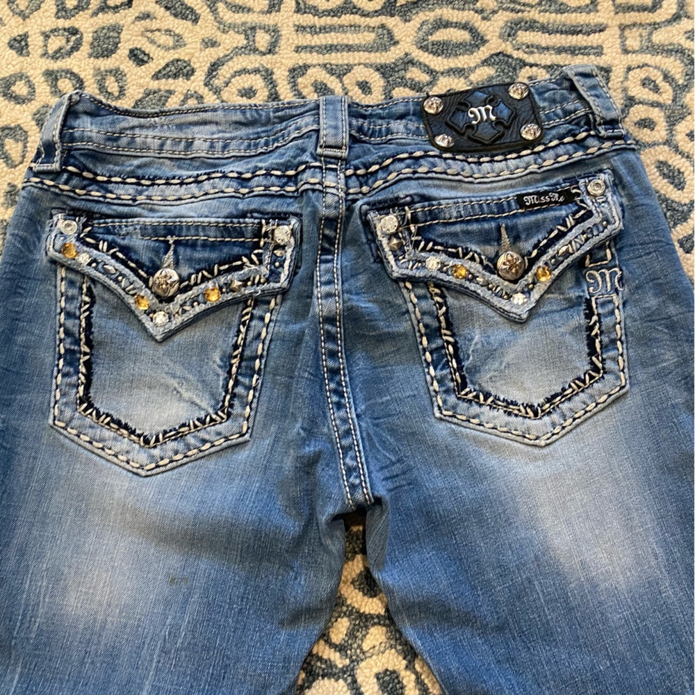 Miss Me 30 signature cuffed Capri